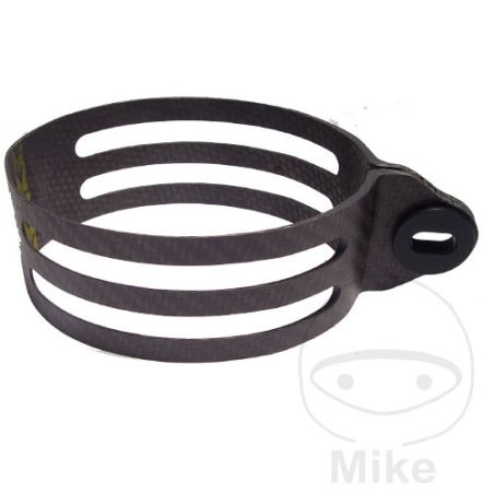 Abrazadera Silenciador Carbono Tipo 3A | LeoVince | Motos Camaral