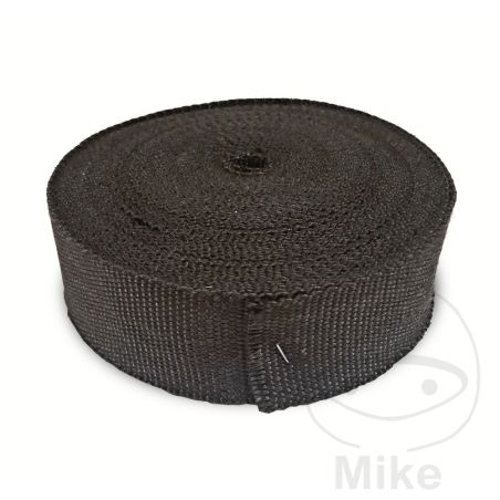Cinta Protección Calor Escape Negra 50mm x 15m | Motos Camaral