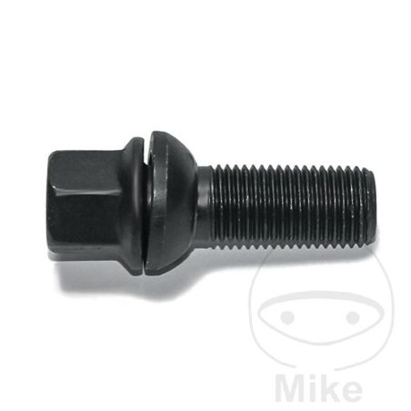 Tornillo de Rueda M14X1.5X32 Cuello de Bola 17 Negro | Motos Camaral