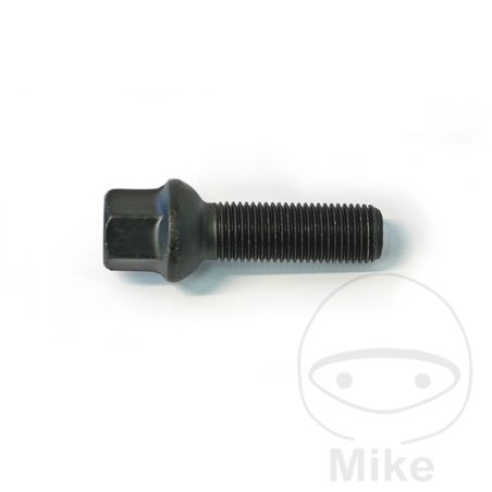 Tornillo de Rueda M14X1.5X37 Cuello de Bola 17 Negro | Motos Camaral