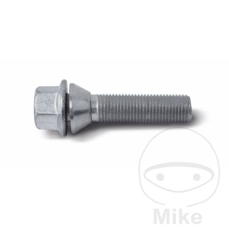Tornillo de Rueda M14X1.5X46 KE19 Plateado | Motos Camaral