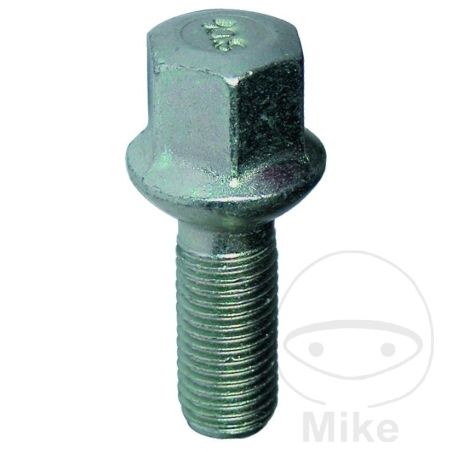 Tornillo de Rueda M12x1.5x28 Cuello de Bola 17 | Werksalu | Motos Camaral