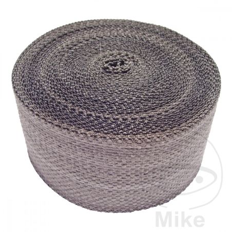 Cinta Protección Calor Gris 30mm x 10m | Motos Camaral