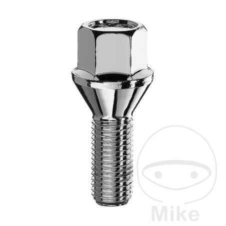 Tornillo de rueda M14X1.5X28 KE17 Plateado (10 uds) | Motos Camaral