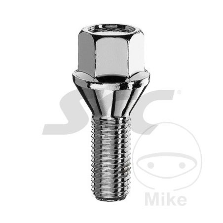 Tornillo de Rueda M14X1.25X28 KE17 Plateado (10 uds) | Motos Camaral