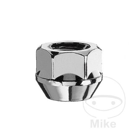 Tuerca de Rueda M14x1.5 Cono 19mm Plateada (Pack 10) | Motos Camaral