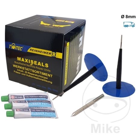 Maxi Seal 8 mm Werkstattsortiment | Reparación Neumáticos | Motos Camaral