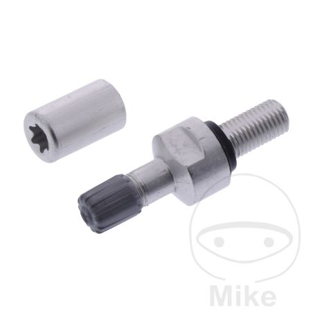 Válvula Recta Schrader TPMS 11.5 mm Plateada | Motos Camaral