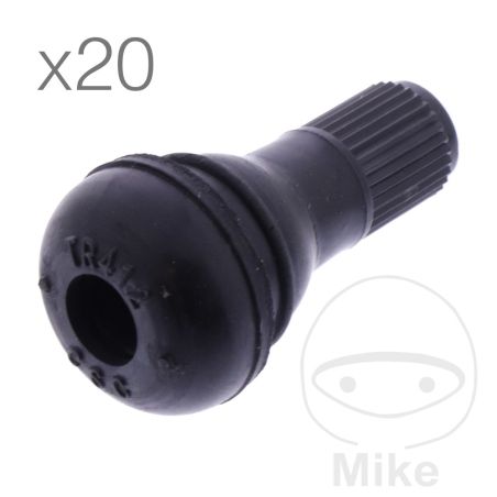 Válvula de Goma 11.3 mm TR412 JMP (Pack 20) | Motos Camaral