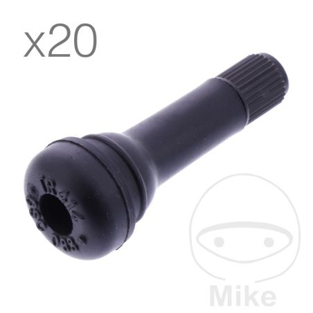 Válvula de Goma 11.3 mm TR414 JMP (Pack 20) | Motos Camaral