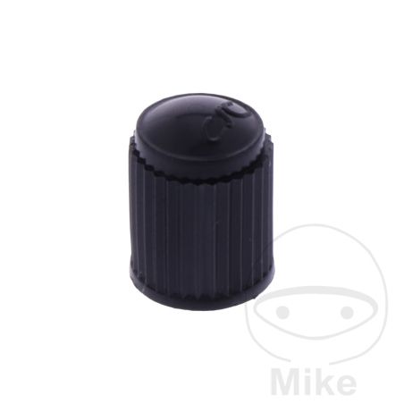 Tapa de Válvula Plástico Negro 6ON (100 uds) | Motos Camaral