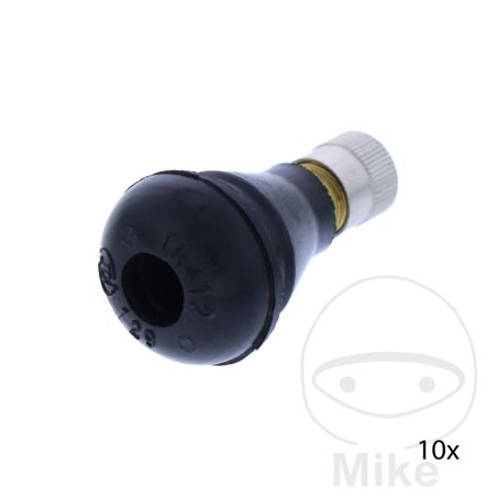 Válvula de Goma 11.3 mm TR412S con Tapa Metal | Motos Camaral