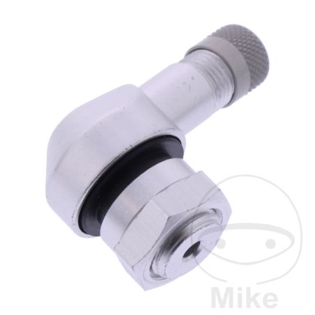 Válvula en Ángulo Aluminio 11.3 mm Plateada | Motos Camaral
