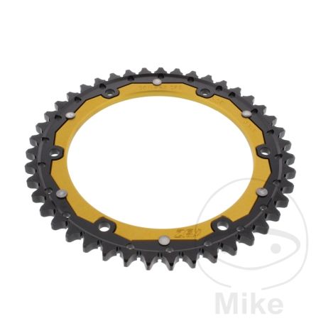 Corona Dual 43D Paso 530 Dorada ZF | Motos Camaral