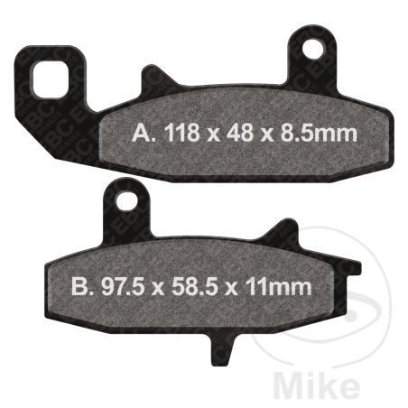 Pastillas de freno estándar EBC 7872039 | Motos Camaral