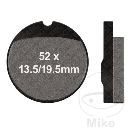 Pastillas de freno semi-sinter V EBC - motoscamaralweb.com