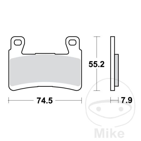 Pastillas de Freno Sinter Delanteras TRW 7329741 | Motos Camaral
