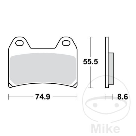 Pastillas de Freno Sinter SCR TRW 7371136 | Motos Camaral