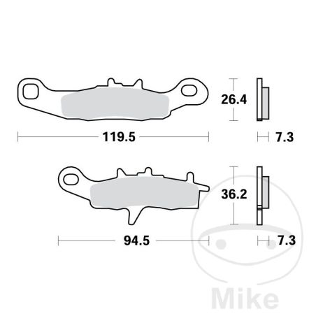 Pastillas de Freno Sinterizadas TRW 7320583 | Motos Camaral