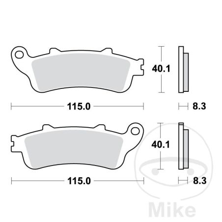 Pastillas de Freno Estándar TRW 7370087 | Motos Camaral