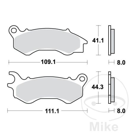 Pastillas de Freno Eco TRW 7323504 | Motos Camaral