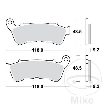 Pastillas de Freno Sinter Delanteras TRW 7370106 | Motos Camaral