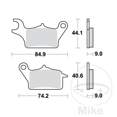 Pastillas de Freno Estándar TRW 7370035 | Motos Camaral