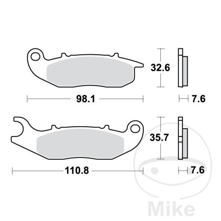 Pastillas de Freno Sinter TRW 7320001 | Motos Camaral