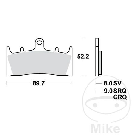 Pastillas de Freno Carbón CRQ TRW | Motos Camaral