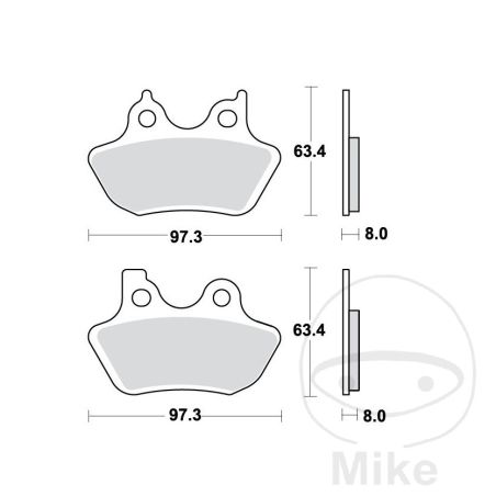 Pastillas de Freno PC TRW 7370624 | Motos Camaral