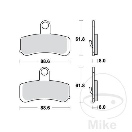 Pastillas de Freno PC TRW 7370081 | Motos Camaral