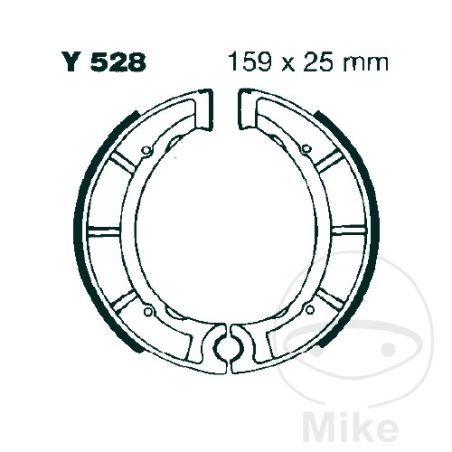 Zapatas de freno con muelle EBC 7860380 | Motos Camaral