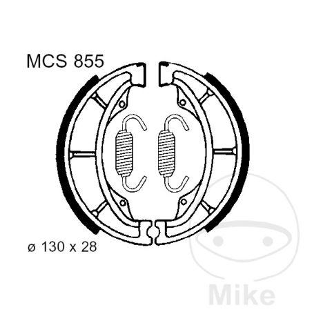 Zapatas de freno con muelle TRW 7328131 | Motos Camaral