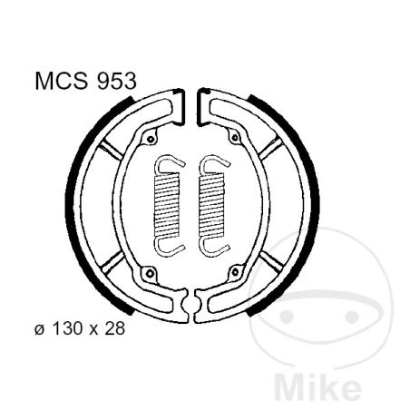Zapatas de freno con muelle TRW 7328206 | Motos Camaral