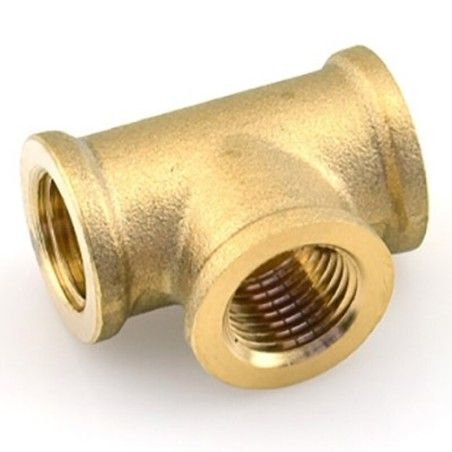 Derivación en T rosca hembra 1/4 - motoscamaralweb.com