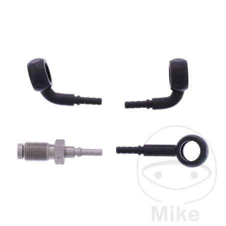 Latiguillo de Freno Metálico Kit 2 Piezas Negro | Motos Camaral