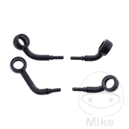 Latiguillo de Freno Metálico Kit 2 Piezas Negro | Motos Camaral