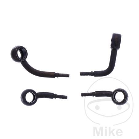 Latiguillo de Freno Metálico Kit 2 Piezas Negro | Motos Camaral