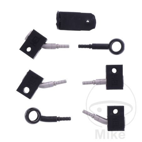 Latiguillo de Freno Metálico Kit 3 Piezas Negro | Motos Camaral