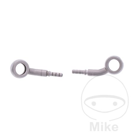 Latiguillo de Freno Metálico Kit Conexión Plateado | Motos Camaral