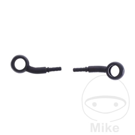 Latiguillo de Freno Metálico Negro 1 Pieza | Motos Camaral