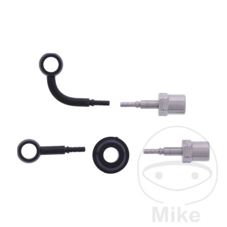 Latiguillo de Freno Metálico Kit 2 Piezas Negro | Motos Camaral