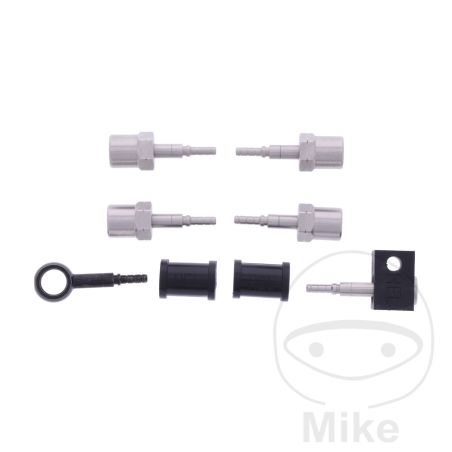 Latiguillo de Freno Metálico Kit 3 Piezas Negro | Motos Camaral