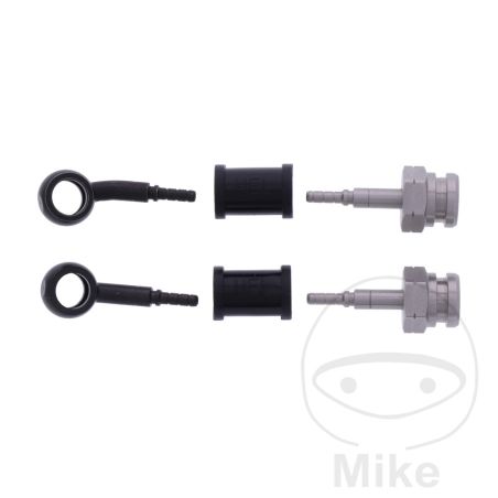 Latiguillo de Freno Metálico Kit 2 Piezas Negro | Motos Camaral