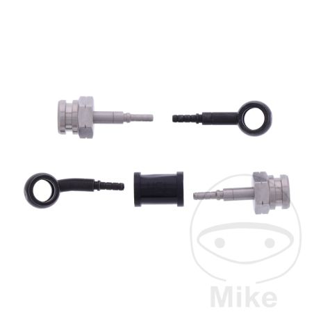 Latiguillo de Freno Metálico Kit 2 Piezas Negro | Motos Camaral