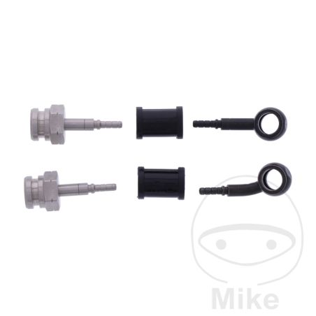 Latiguillo de Freno Metálico Kit 2 Piezas Negro | Motos Camaral