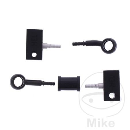 Latiguillo de Freno Metálico Kit 2 Piezas Negro | Motos Camaral