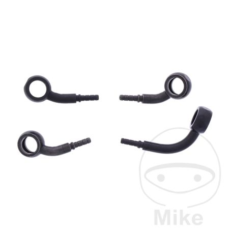 Latiguillo de Freno Metálico Kit 2 Piezas Negro | Motos Camaral