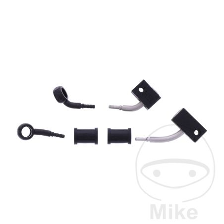 Latiguillo de Freno Metálico Kit 2 Piezas Negro | Motos Camaral