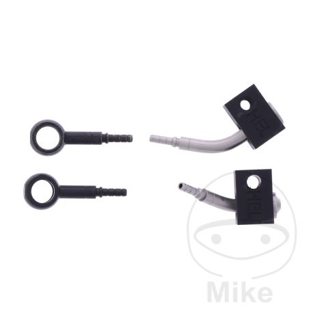 Latiguillo de Freno Metálico Kit 2 Piezas Negro | Motos Camaral